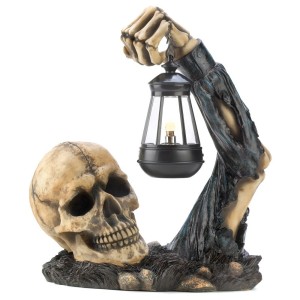 Sinister Skull Holding a Lantern